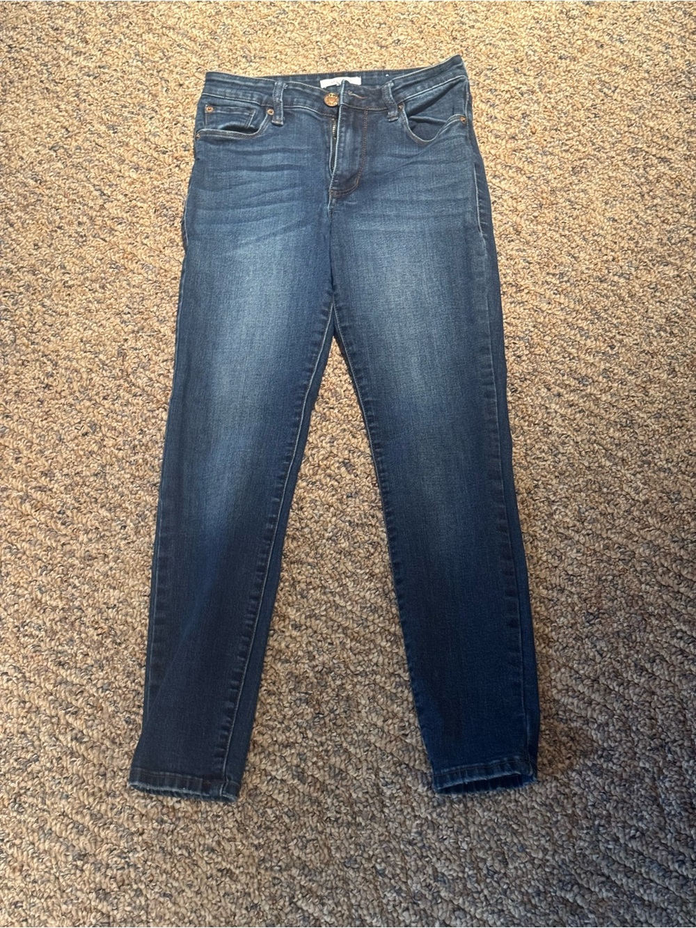 STS Blue Womens Slim Stretch Boot/Skinny Jeans in Dark Blue Wash, Size 25